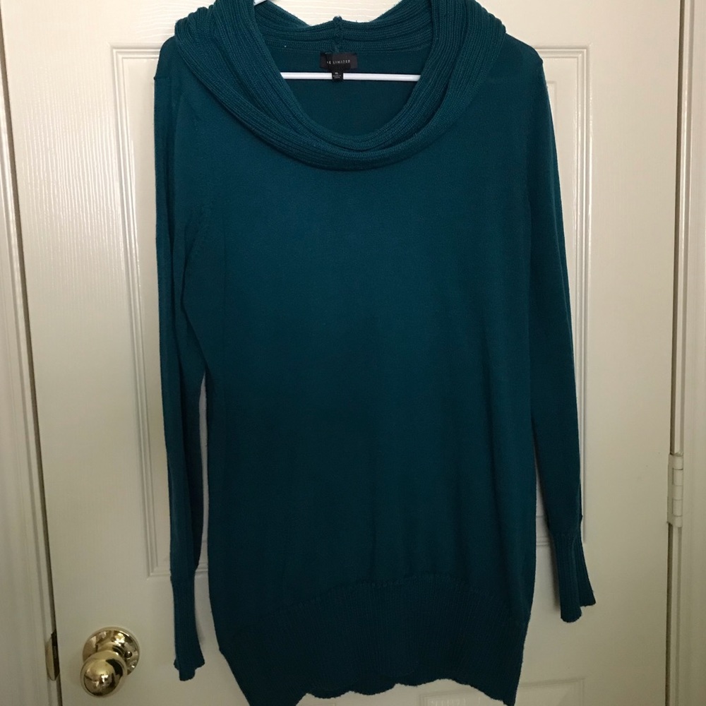 Teal THE LIMITED turtleneck sweater